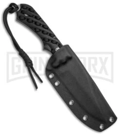 Boker Magnum 02SC110 Sierra Mike Fixed Blade Knife - Satin Plain -Boker Shop Boker magnun Sierra Mike 02SC110 BHQ 35853 dl sheath large