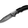 Boker Gray Eminence Folding Knife Black Micarta Handle 440A Plain Black Blade 01SC712 -Boker Shop C712 53538.1681316674