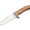 Boker Elk Hunter Fixed Blade Knife Brown Zebrawood Handle 440A Plain Edge 02GL687 -Boker Shop L687 20155.1684168171