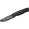 Boker Bronco Mini Fixed Blade Knife Black TPE Handle 80CrV2 Drop Point Plain Edge 121505 -Boker Shop TPE 13064.1698256047