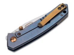 Boker Canoe Folding Knife Blue Titanium Handle S35VN Drop Point Plain Edge 01BO494 -Boker Shop b7414262 a4b5 45b1 84a9 8d32f4d56a7a 24016.1659436455