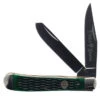 Boker Traditional Series 2.0 Trapper 2 Folding Knife Green Jigged Bone Handle D2 Plain Edge 110831 -Boker Shop bOKER 110831 01 52312.1676060200