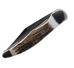 Boker Traditional Series 2.0 Hunter 2 Blade Folding Knife Stag Handle D2 Plain Edge 110840ST -Boker Shop bOKER 110840sST 01 95836.1676061924