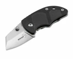 Boker Plus DW 2 Frame Lock Knife Black Zytel Handle Plain Edge SW 01BO574