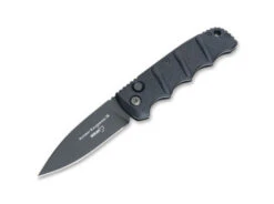 Boker Kalashnikov Auto Knife Black Aluminum Handle D2 Plain Black Blade 01KALS99