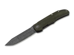 (Weak Detent) Open Box/Return Boker Tac Master Folding Knife Black Micarta Handle Nitro-V Plain Edge Black Stonewash Finish BO01BO889
