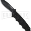 Boker Plus Reality-Based Black Automatic Knife - Black Plain -Boker Shop boker 01bo055 large