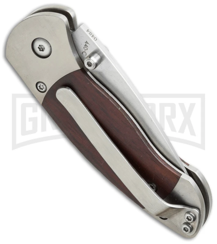 Boker Plus Gordito Cocobolo Folding Knife - Satin Plain 4 Boker Plus Gordito Cocobolo Folding Knife - Satin Plain - Image 2