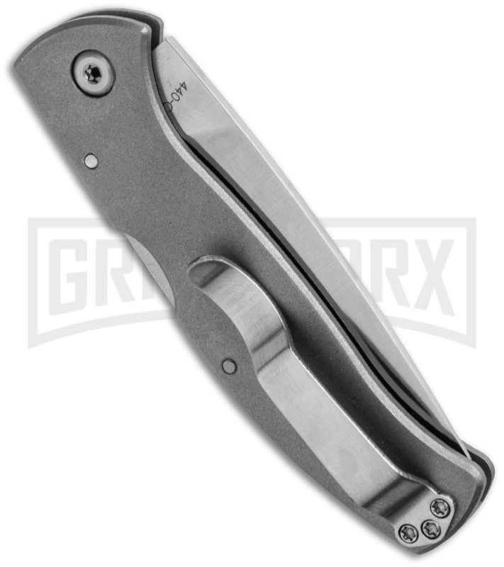 Boker Plus Titan Drop Point 2 Lockback Knife - Satin Plain 4 Boker Plus Titan Drop Point 2 Lockback Knife - Satin Plain - Image 2