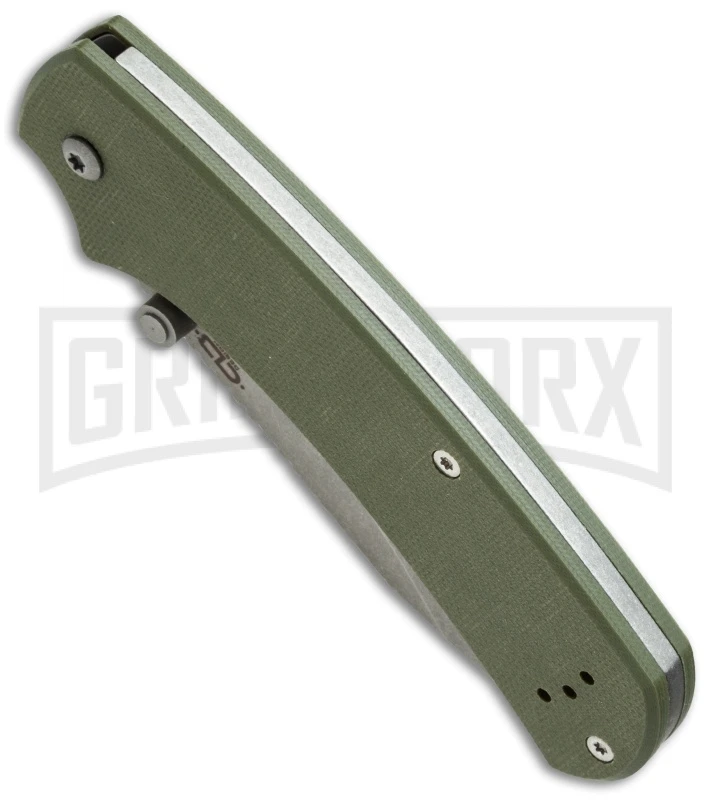 Boker Plus CLB XS Olive Green G-10 Folding Knife - Bead Blast Plain 4 Boker Plus CLB XS Olive Green G-10 Folding Knife - Bead Blast Plain - Image 2