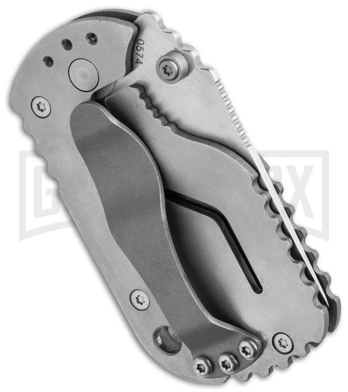 Boker Plus Chad Los Banos Subcom Titanium Knife - VG-10 Satin Plain 4 Boker Plus Chad Los Banos Subcom Titanium Knife - VG-10 Satin Plain - Image 2