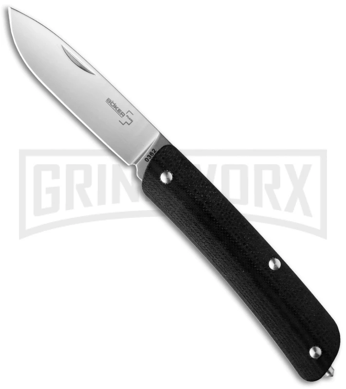 Boker Plus City 1 Tech-Tool Black G-10 Folding Knife - Polish Plain 3 Boker Plus City 1 Tech-Tool Black G-10 Folding Knife - Polish Plain