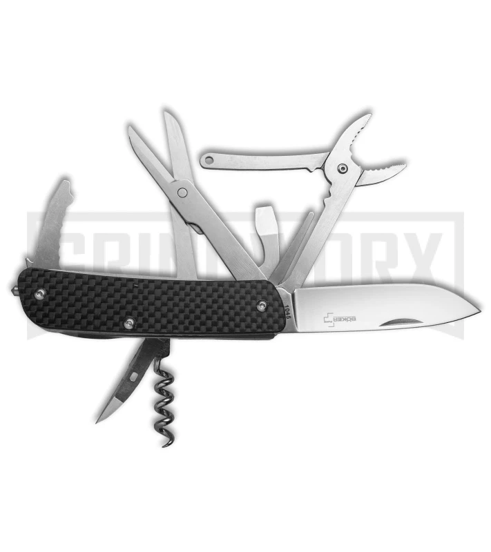 Boker Plus Tech-Tool Carbon Fiber 4 Folding Knife - Polish Plain 3 Boker Plus Tech-Tool Carbon Fiber 4 Folding Knife - Polish Plain