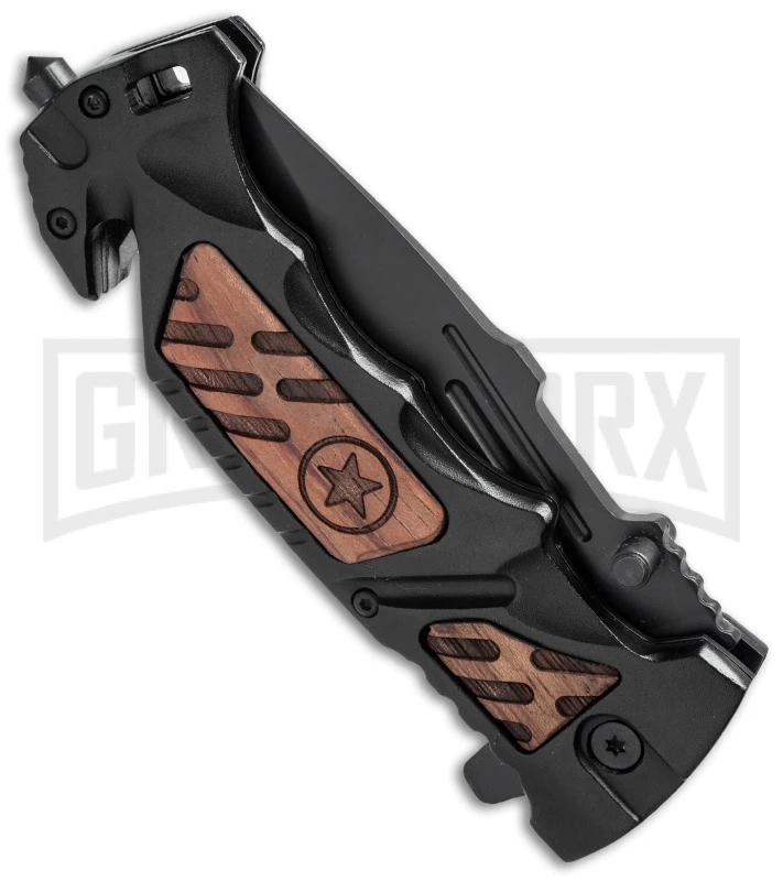 Boker Plus Kalashnikov AK-14 Folding Knife - Black Plain 4 Boker Plus Kalashnikov AK-14 Folding Knife - Black Plain - Image 2