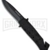 Boker Magnum Rescue BK Folding Knife - Black Plain -Boker Shop boker 01ll200 large