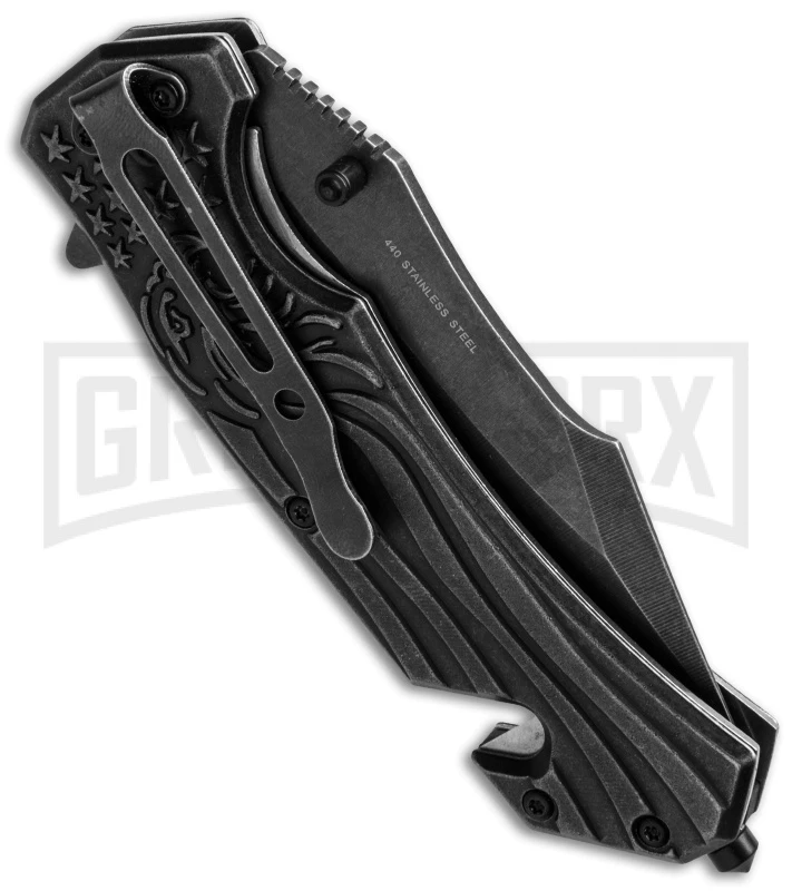 Boker Magnum Freedom Folder Knife - Black Stonewash Plain 4 Boker Magnum Freedom Folder Knife - Black Stonewash Plain - Image 2