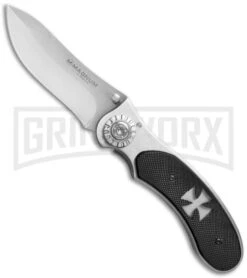 Boker Magnum Iron Cross Spring Assisted Knife - Satin Plain