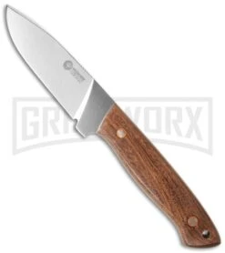 Boker Arbolito Dano Guayacan Wood Fixed Blade Knife - Satin Plain