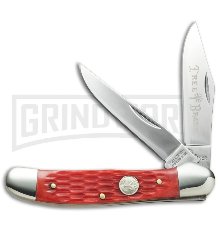 Boker Copperhead Jigged Red Bone Pocket Knife 3 Boker Copperhead Jigged Red Bone Pocket Knife