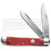 Boker Trapper Jigged Red Bone Pocket Knife 1 Boker Trapper Jigged Red Bone Pocket Knife -Boker Shop boker 110747 cm large