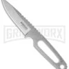 Boker Para-1 Stainless Steel Fixed Blade Neck Knife - Stonewash Plain -Boker Shop boker 120651 cm large