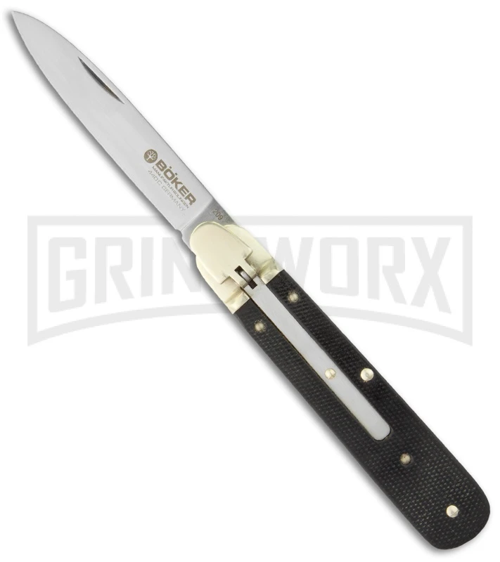 Boker Leverlock 714 Black G-10 Manual Folding Knife 3 Boker Leverlock 714 Black G-10 Manual Folding Knife