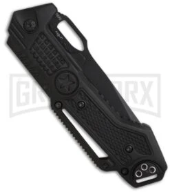 Boker Plus Black Kalashnikov 10 Tactical Knife - Black Serr 6 Boker Plus Black Kalashnikov 10 Tactical Knife - Black Serr -Boker Shop boker automat kalashnikov 10 01kal10t back large
