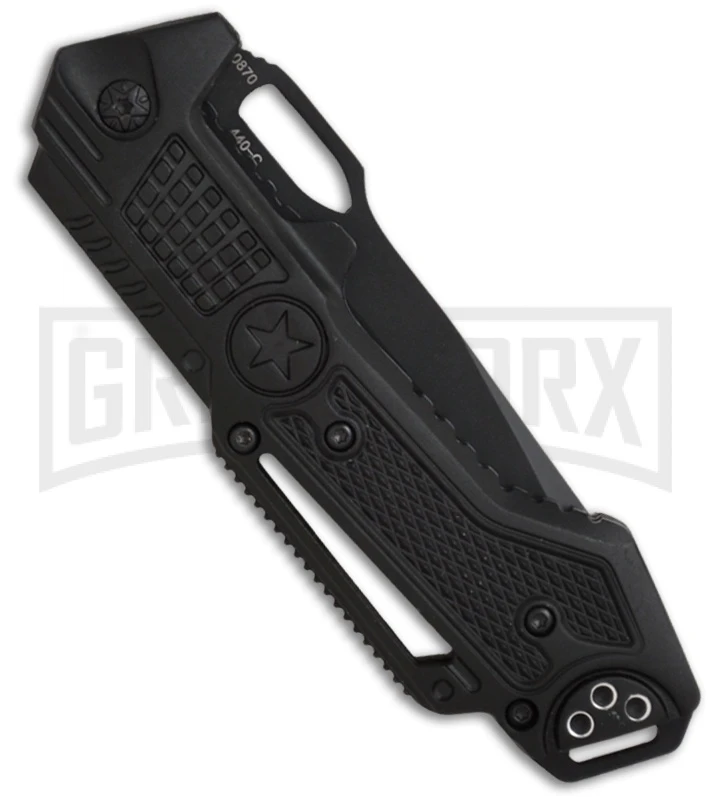 Boker Plus Black Kalashnikov 10 Tactical Knife - Black Serr 4 Boker Plus Black Kalashnikov 10 Tactical Knife - Black Serr - Image 2