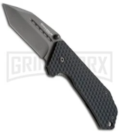 Boker Magnum Commander Black Folding Knife - Gray Plain