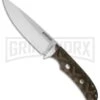 Boker Savannah Canvas Micarta Fixed Blade Knife - Mirror Plain -Boker Shop boker fixed savannah 120620 large
