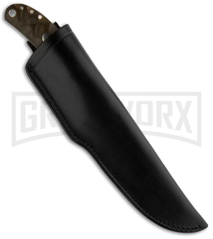 Boker Savannah Canvas Micarta Fixed Blade Knife - Mirror Plain 4 Boker Savannah Canvas Micarta Fixed Blade Knife - Mirror Plain - Image 2