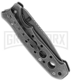 Boker Magnum Vintage Tanto Folding Knife - Stonewash Plain -Boker Shop boker folder magnum 01ya517 side large