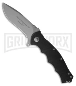 Boker Plus Black Kalashnikov 101 Manual Knife - Bead Blast Plain