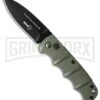 Boker Kalashnikov Dagger OD Green Automatic Knife - Black Plain -Boker Shop boker kalashnikov 01kals bhq1 cm large
