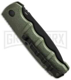 Boker Kalashnikov Dagger OD Green Automatic Knife - Black Plain 7 Boker Kalashnikov Dagger OD Green Automatic Knife - Black Plain -Boker Shop boker kalashnikov 01kals bhq1 side cm large