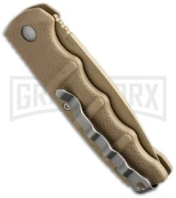 Boker Kalashnikov Desert Sand Automatic Knife - Copper Plain -Boker Shop boker kalashnikov 01kals03n side cm large