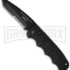 Boker Black Kalashnikov Automatic Knife - Black Serr Tanto -Boker Shop boker kalashnikov 01kals74bts large