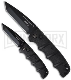 Boker Black Mini Kalashnikov Black Automatic Knife - D2 Black Plain 10 Boker Black Mini Kalashnikov Black Automatic Knife - D2 Black Plain -Boker Shop boker kalashnikov mini 01kals73bt size comparison large