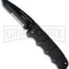 Boker Mini Kalashnikov Black Automatic Knife - Tanto Black Serr 2 Boker Mini Kalashnikov Black Automatic Knife - Tanto Black Serr -Boker Shop boker kalashnikov mini 01kals73bts large