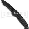 Boker Magnum Black Automatic Knife - Tanto Black Serr 2 Boker Magnum Black Automatic Knife - Tanto Black Serr -Boker Shop boker magnum 01bo018 Black Serr BHQ 4647 jr large
