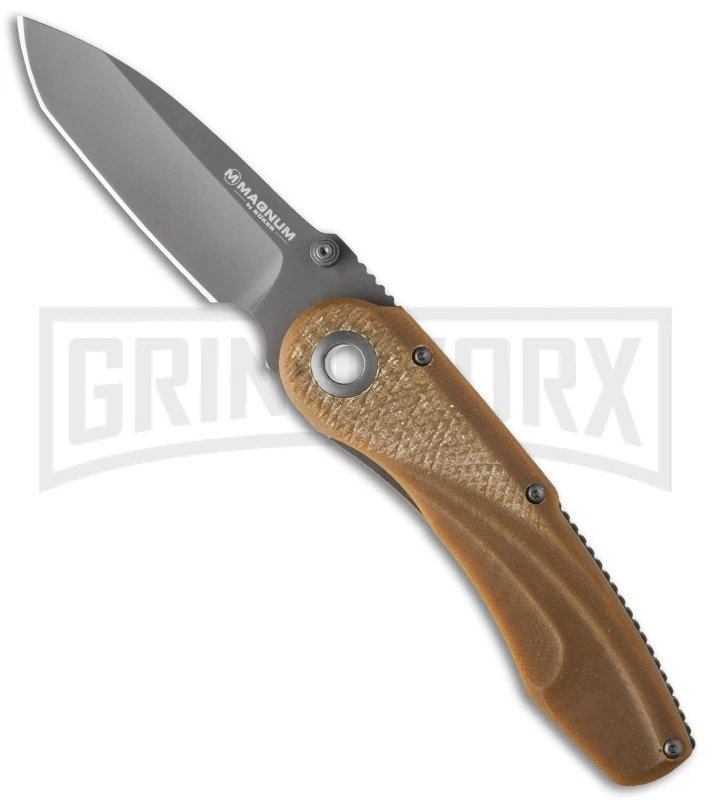 Boker Magnum Wanderer Folding Knife - Gray Plain 3 Boker Magnum Wanderer Folding Knife - Gray Plain