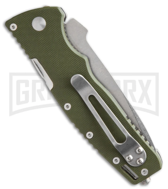 Boker Magnum Ranger Rescue Green G10 Knife - Stonewash Plain 4 Boker Magnum Ranger Rescue Green G10 Knife - Stonewash Plain - Image 2