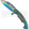 Boker Magnum Rainbow Mermaid Folding Knife - Spectrum Plain -Boker Shop boker magnum 01lg318 cm large