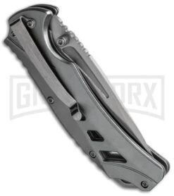 Boker Magnum 01LG450 Graymen Folding Knife - Satin Plain -Boker Shop boker magnum 01lg450 cm side large