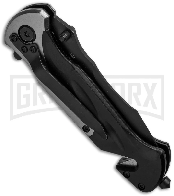 Boker Magnum Volunteer FD Folding Knife - Black Plain 4 Boker Magnum Volunteer FD Folding Knife - Black Plain - Image 2