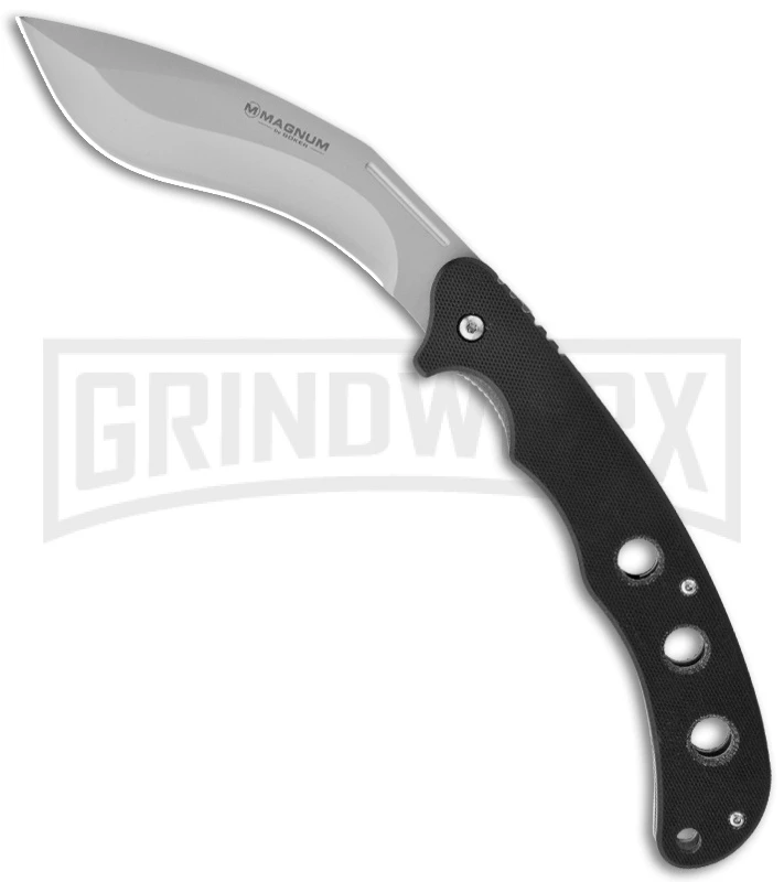 Boker Magnum Pocket Kukri Folding Knife - Bead Blast Plain 3 Boker Magnum Pocket Kukri Folding Knife - Bead Blast Plain