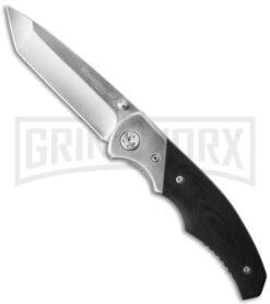 Boker Magnum Satin Tanto Folding Knife - Satin Plain