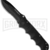 Boker Magnum Black Spear Point Folding Knife - Black Serr -Boker Shop boker magnum 01ry247 large