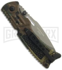 Boker Magnum Marksman Folding Knife - Olive Serr 5 Boker Magnum Marksman Folding Knife - Olive Serr -Boker Shop boker magnum 01ry580 back large