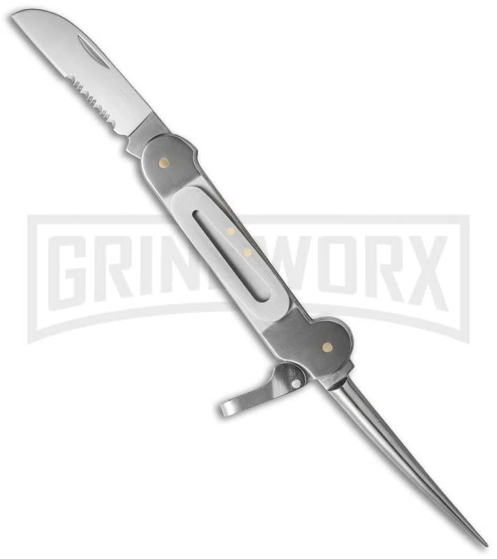 Boker Magnum 01SC725 Catamaran Pocket Knife - Satin Serr 3 Boker Magnum 01SC725 Catamaran Pocket Knife - Satin Serr